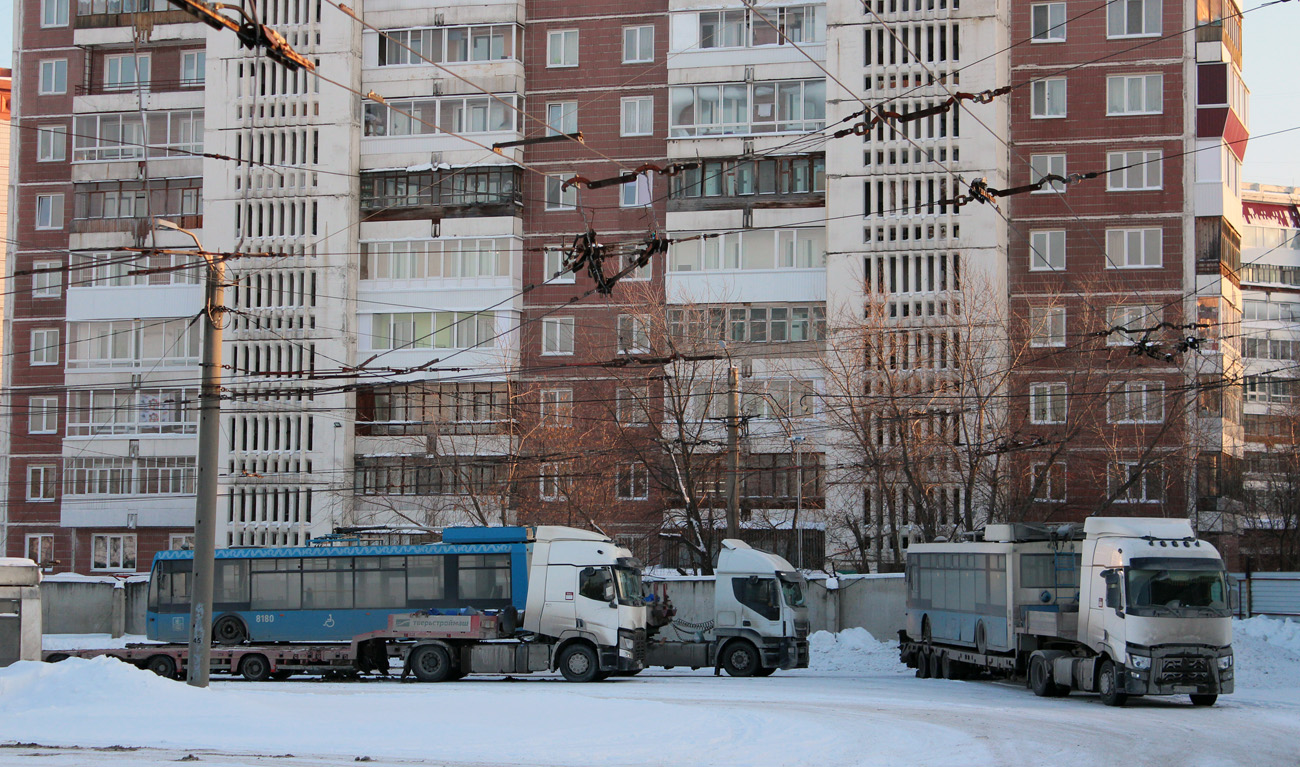 Томск — Поступление нового ПС — троллейбусы