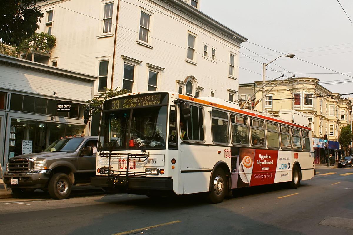 Сан-Франциско, область залива, Škoda 14TrSF № 5438