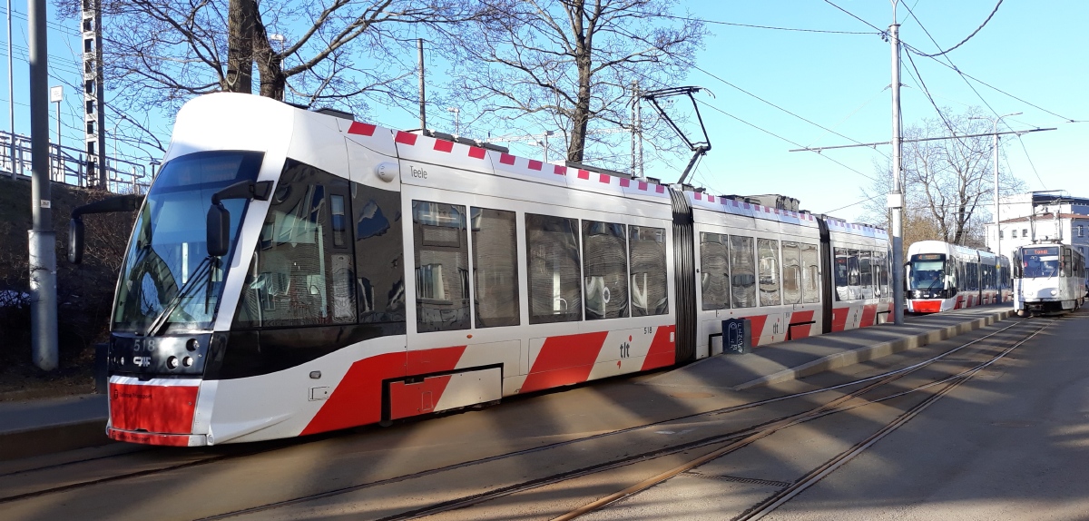 Таллин, CAF Urbos AXL № 518