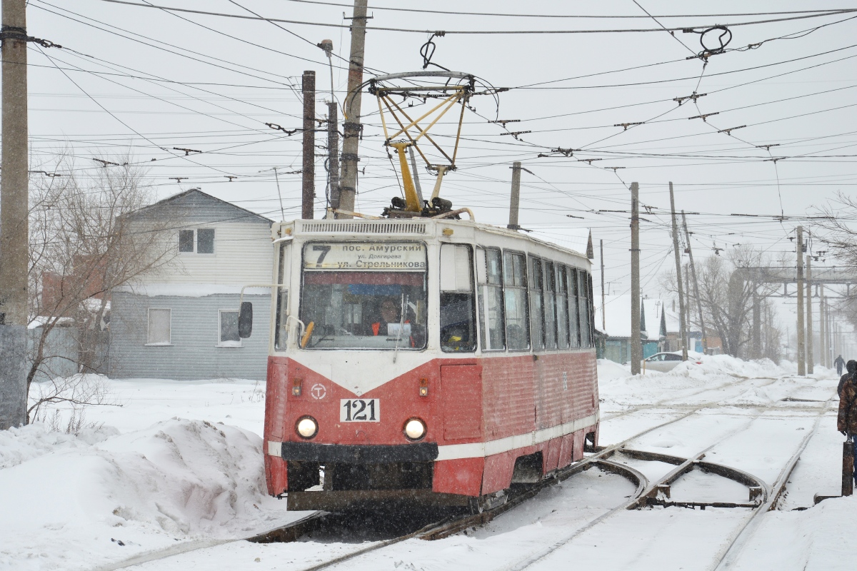 Омск, 71-605 (КТМ-5М3) № 121