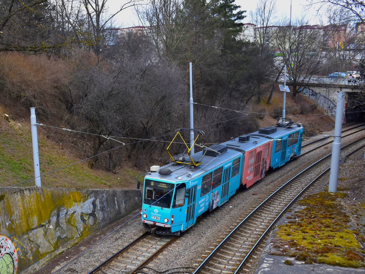 Brno, Tatra KT8D5R.N2 č. 1736