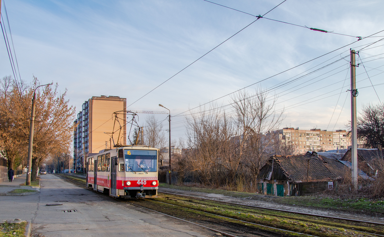 Запорожье, Tatra T6B5SU № 448