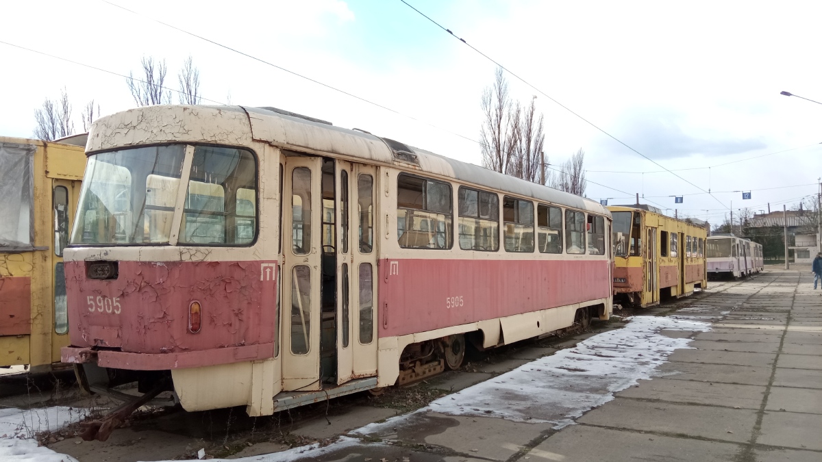 Киев, Tatra T3SU (двухдверная) № 5905