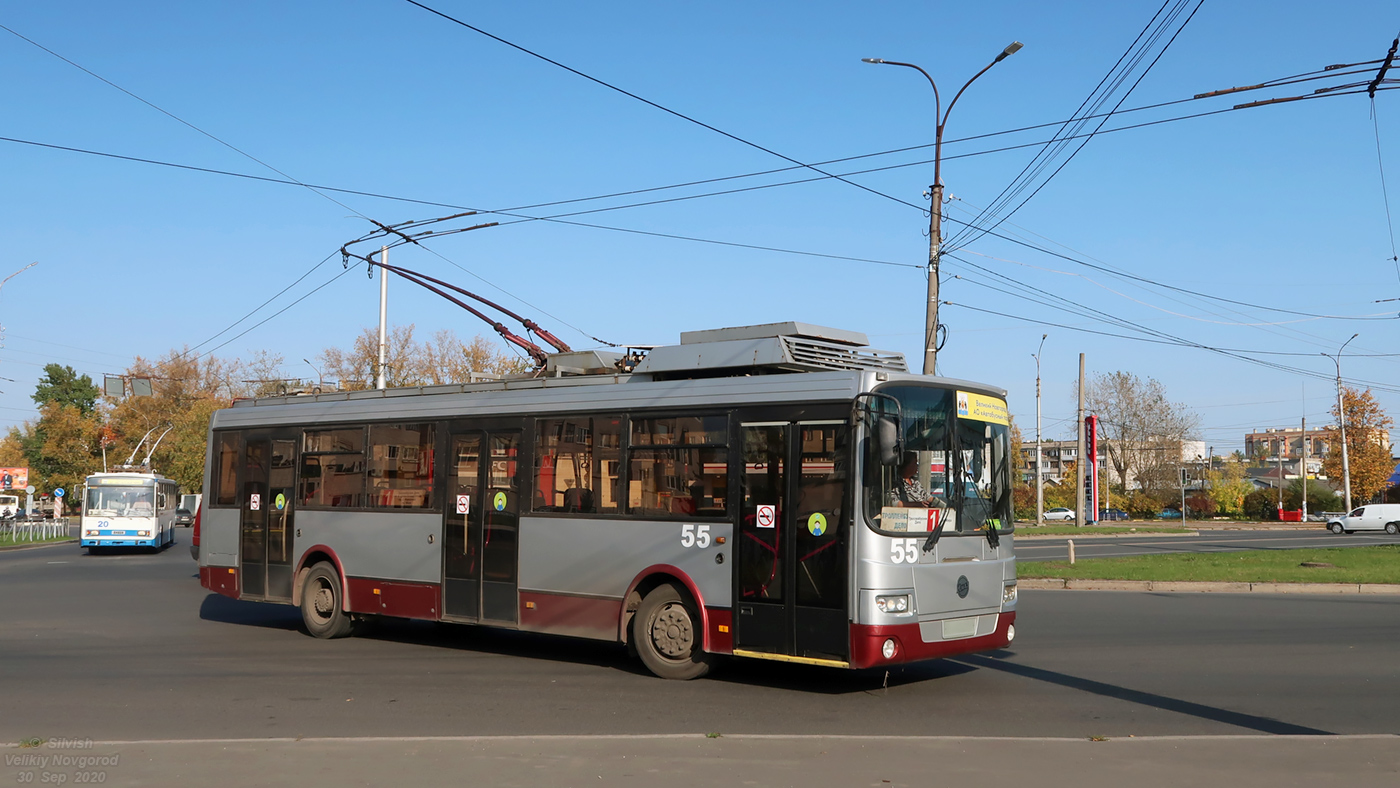 Veliky Novgorod, LiAZ-52803 (VZTM) č. 55