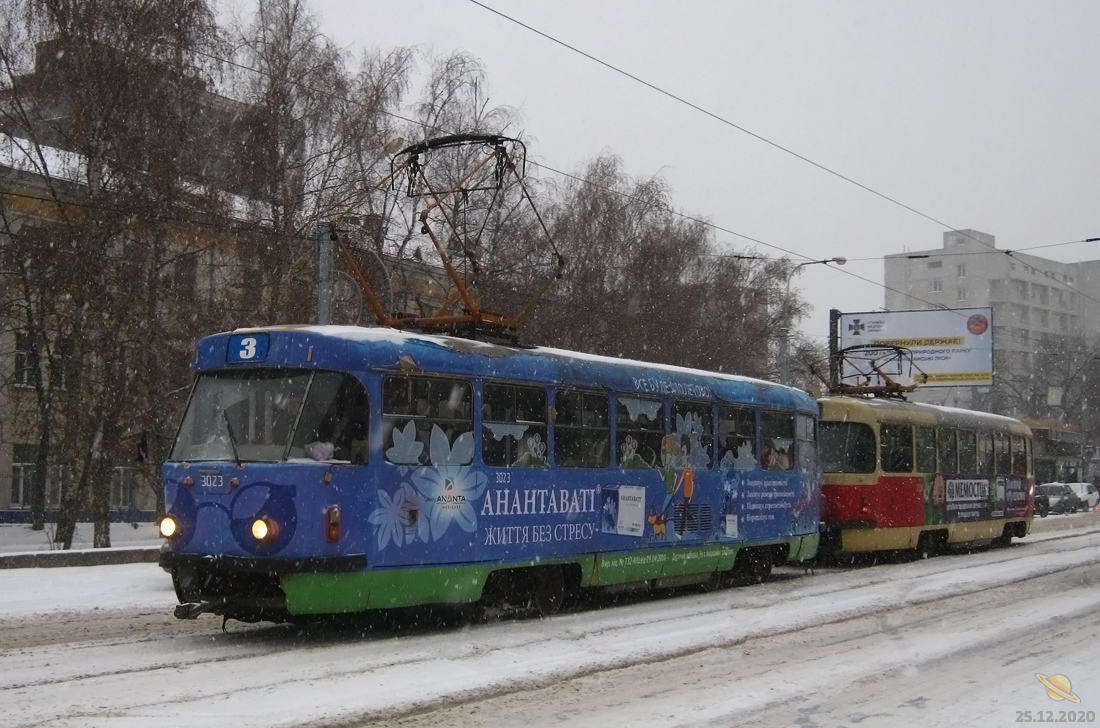 Харьков, Tatra T3SU № 3023 Харьков, Tatra T3SU № 3023