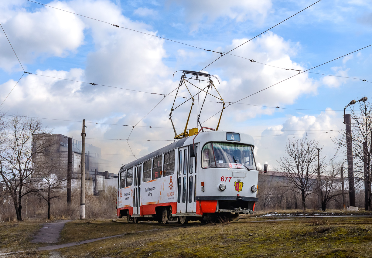 Каменское, Tatra T3SUCS № 677