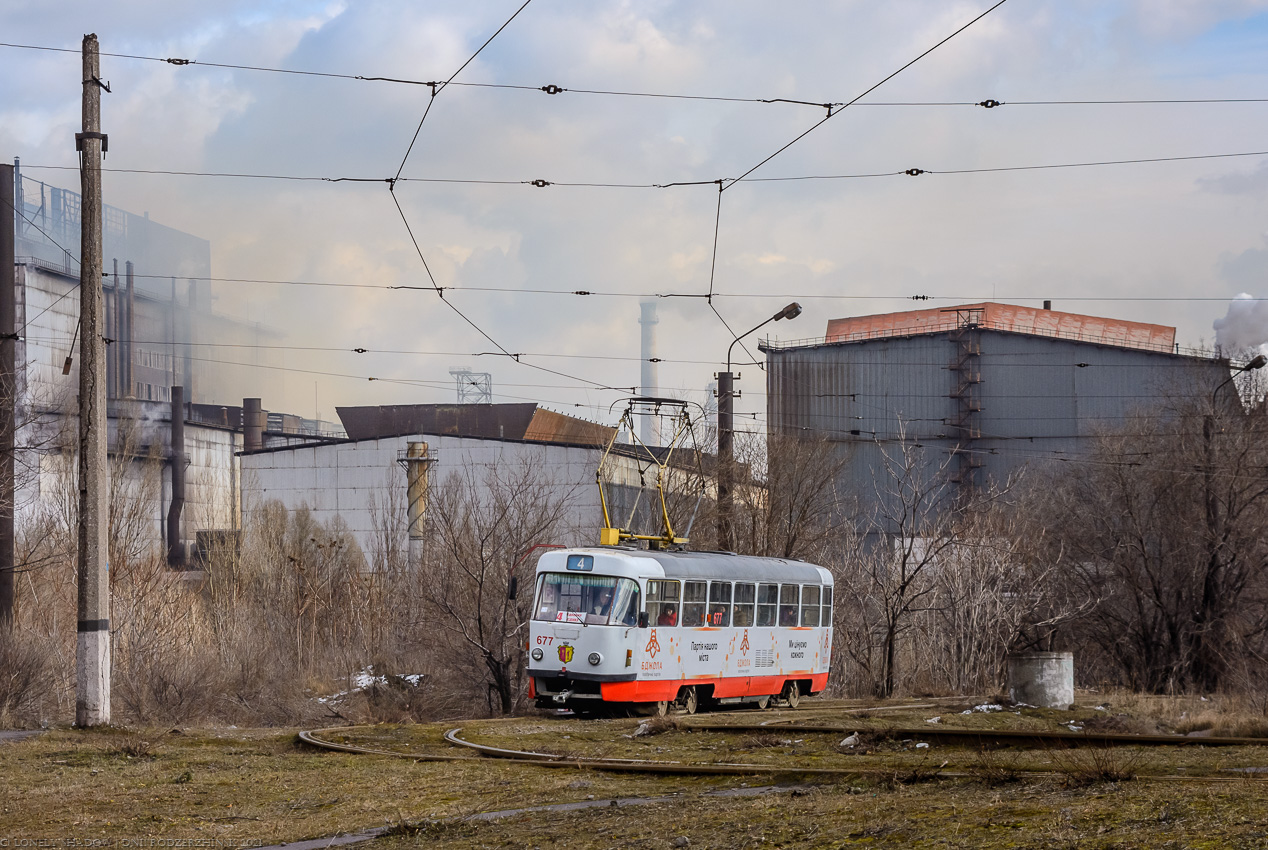 Каменское, Tatra T3SUCS № 677