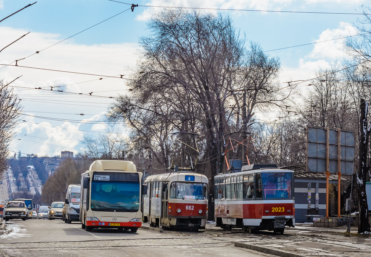 Каменское, Tatra T6A5 № 2023; Каменское — Трамвайные линии и инфраструктура