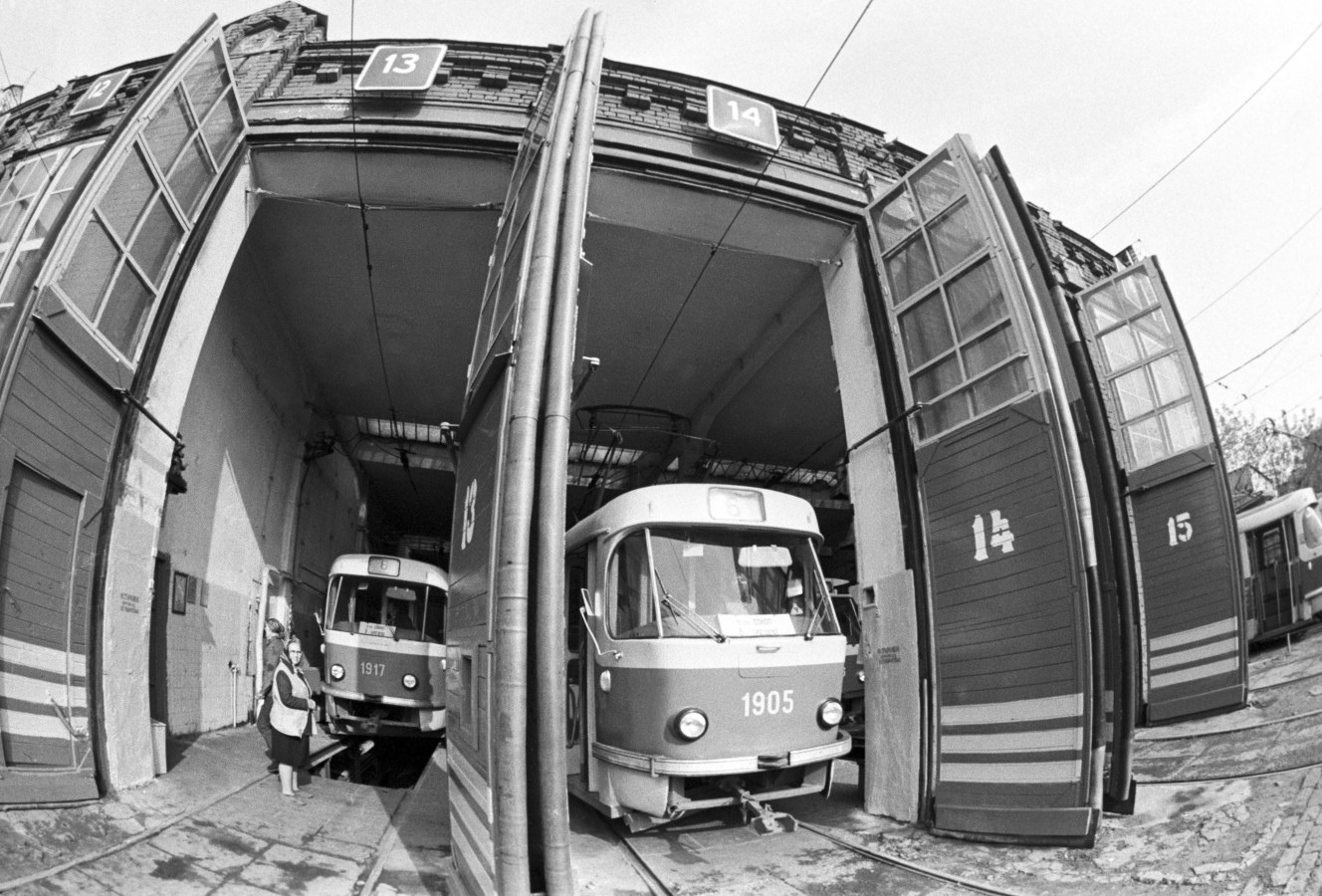 Москва, Tatra T3SU (двухдверная) № 1905