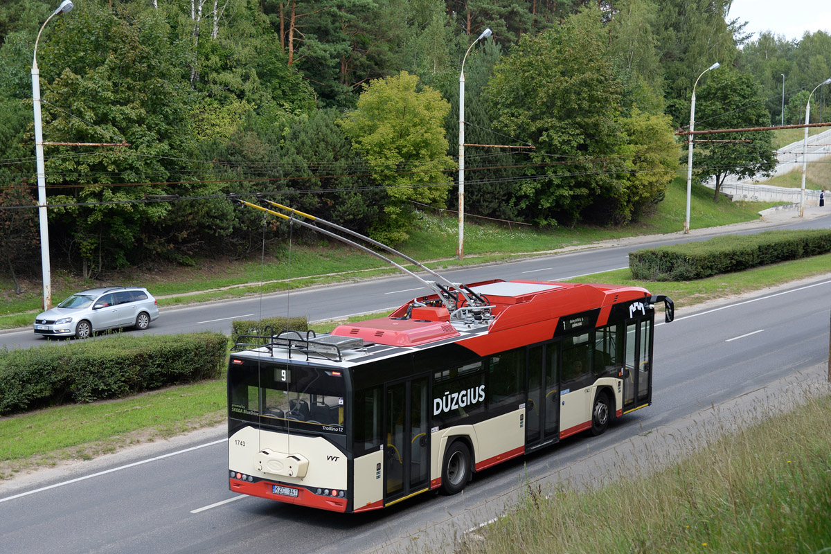 Вильнюс, Solaris Trollino IV 12 Škoda № 1743