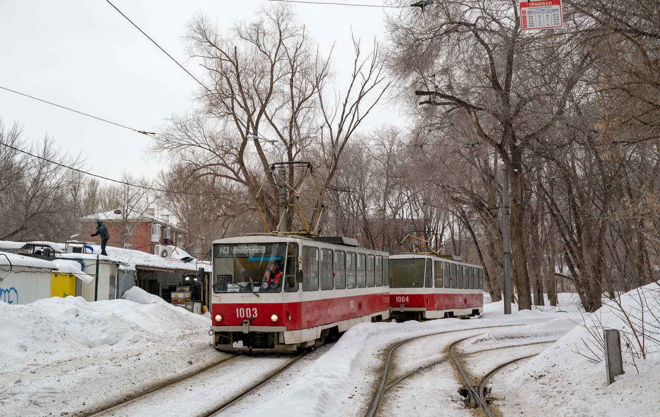 Самара, Tatra T6B5SU № 1003; Самара — Конечные станции и кольца (трамвай)