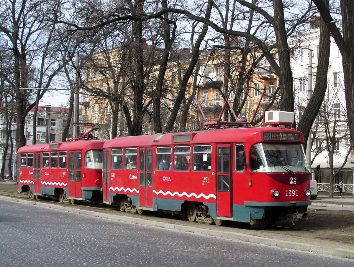 Днепр, Tatra T3DC1 № 1391
