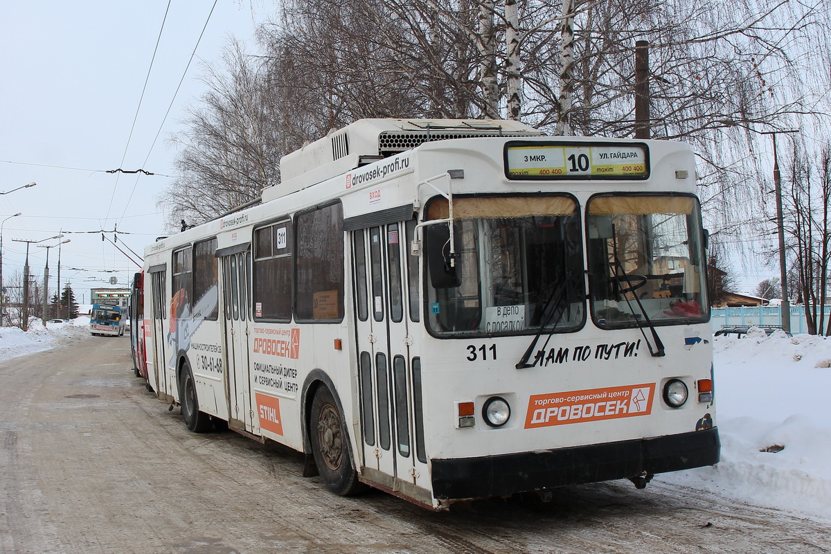 Йошкар-Ола, ЗиУ-682ГМ1 (с широкой передней дверью) № 311