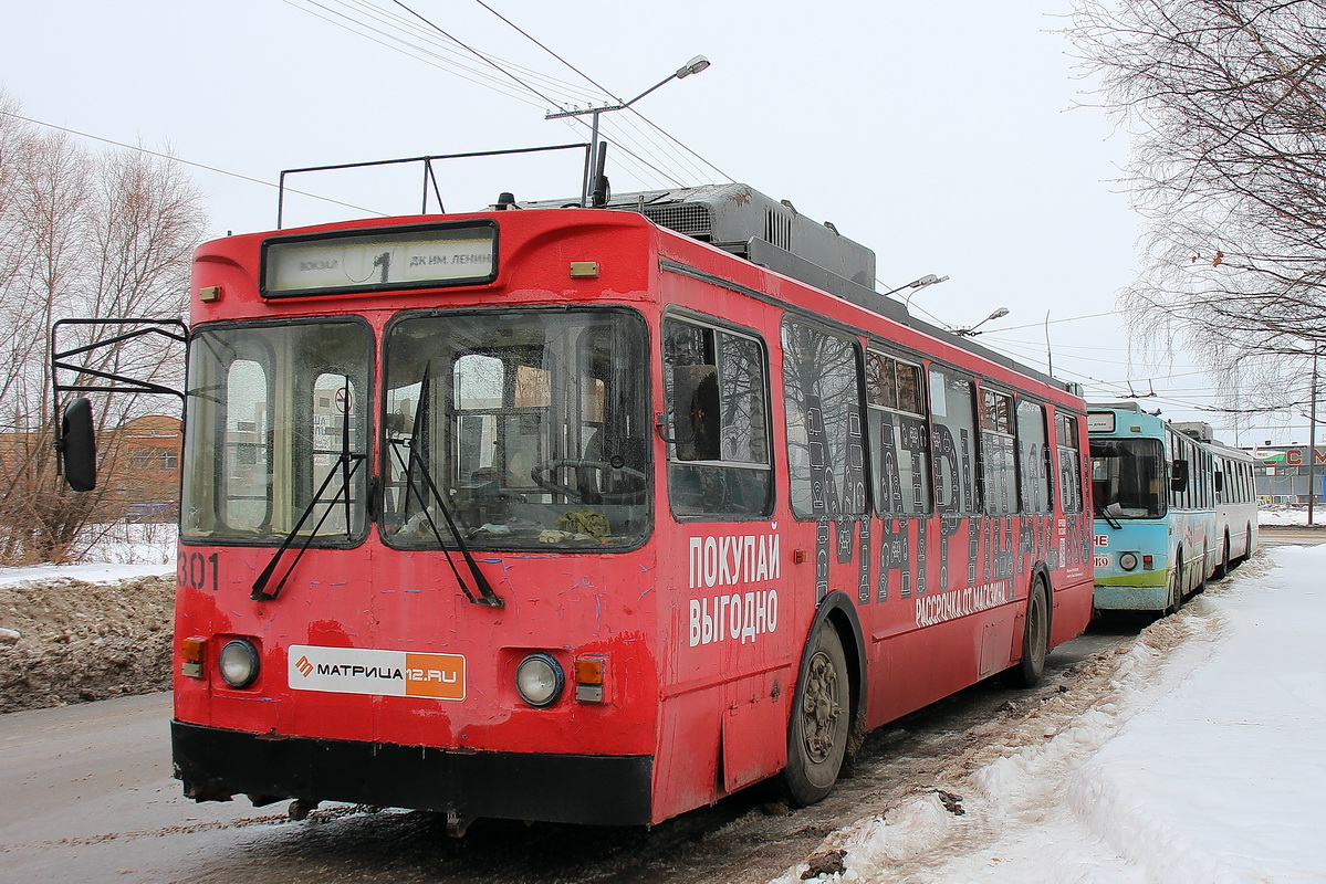 Йошкар-Ола, ЗиУ-682ГМ1 (с широкой передней дверью) № 301