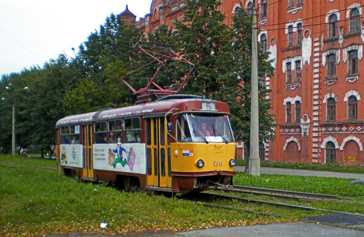 Екатеринбург, Tatra T3SU № 128