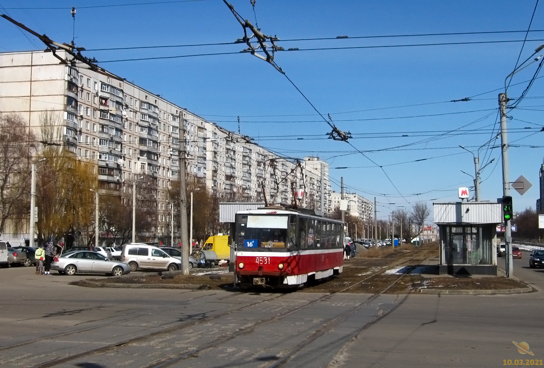 Харьков, Tatra T6B5SU № 4531