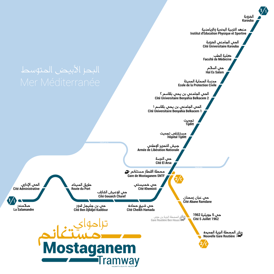 Mostaganem — Maps