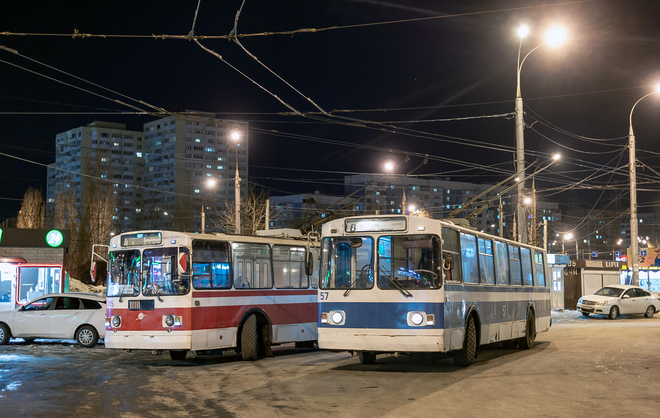 Самара, ЗиУ-682Г (СЗТМ) № 57; Самара — Конечные станции и кольца (троллейбус)
