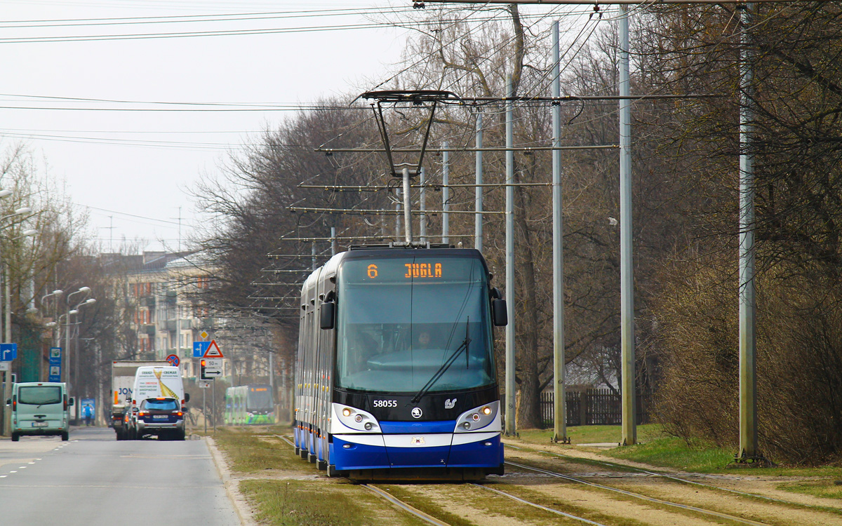 Рига, Škoda 15T1 ForCity Alfa Riga № 58055