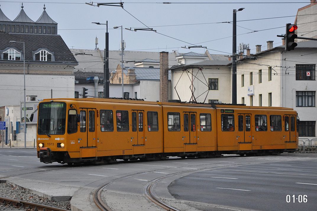Budapest, Duewag TW6000 Nr. 1583