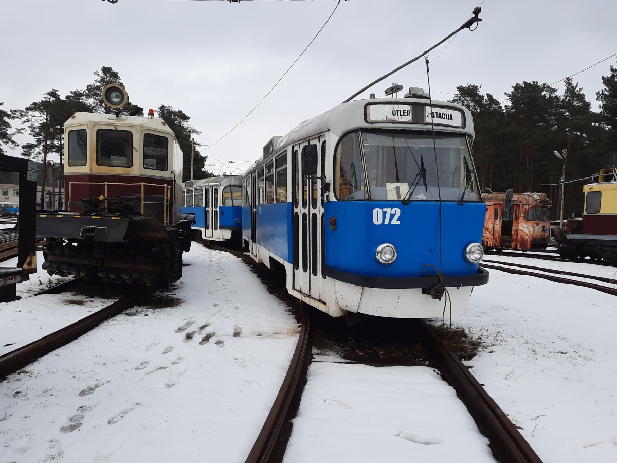 Даугавпилс, Tatra T3DC1 № 072; Даугавпилс, ЛС-3 № С-37 (1201) Даугавпилс, Tatra T3DC1 № 072; Даугавпилс, ЛС-3 № С-37 (1201)