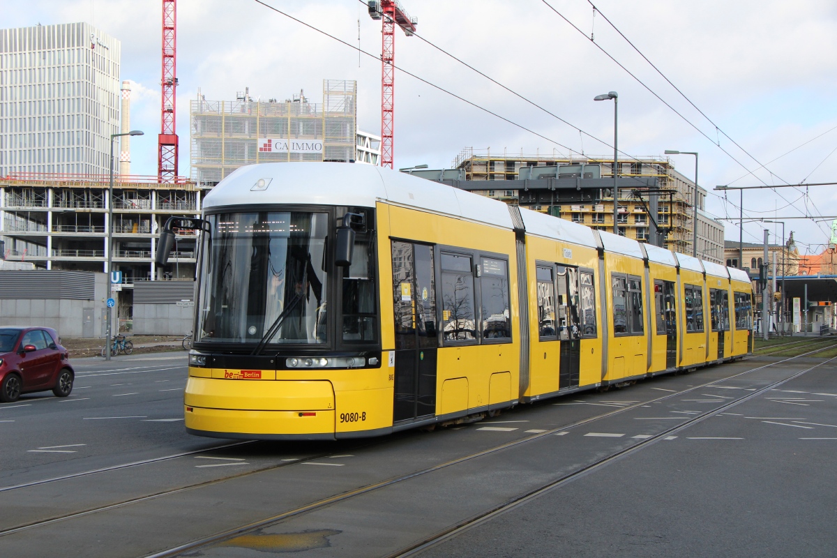 Берлин, Bombardier Flexity Berlin (GT8-08ZR/F8Z) № 9080