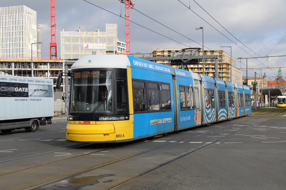 Берлин, Bombardier Flexity Berlin (GT8-08ER/F8E) № 8013