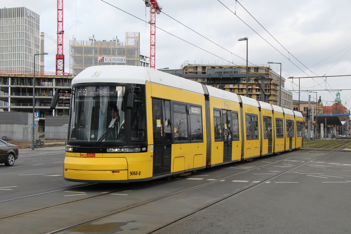 Берлин, Bombardier Flexity Berlin (GT8-08ZR/F8Z) № 9068