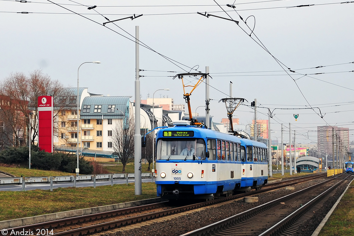 Острава, Tatra T3G № 1005