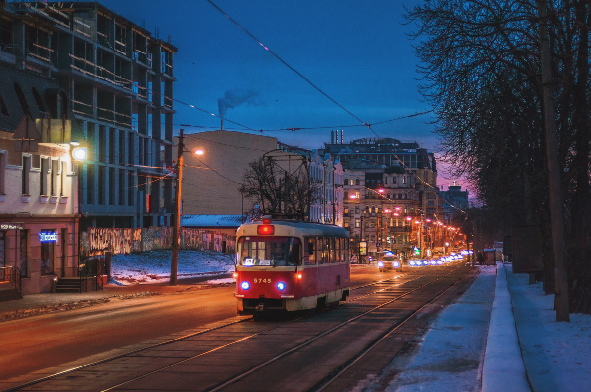 Киев, Tatra T3SU № 5745 Киев, Tatra T3SU № 5745