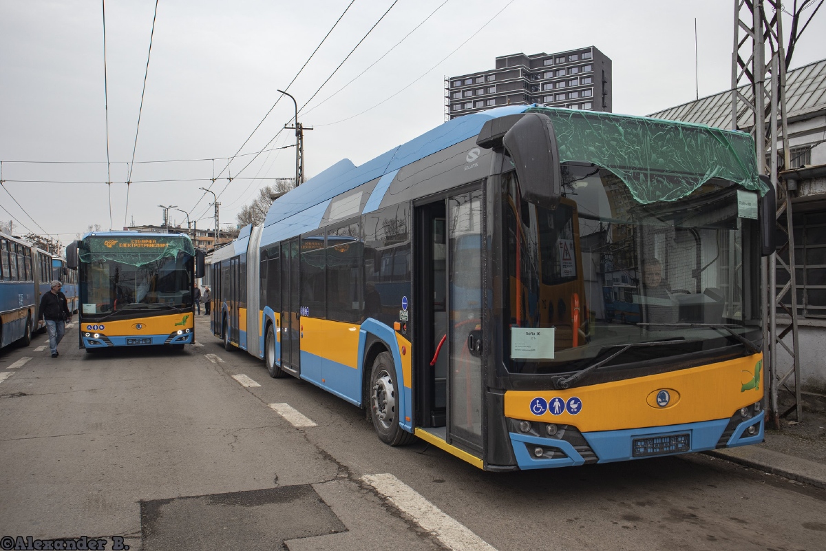 София, Škoda 27Tr Solaris IV № 2802; София, Škoda 27Tr Solaris IV № 2801