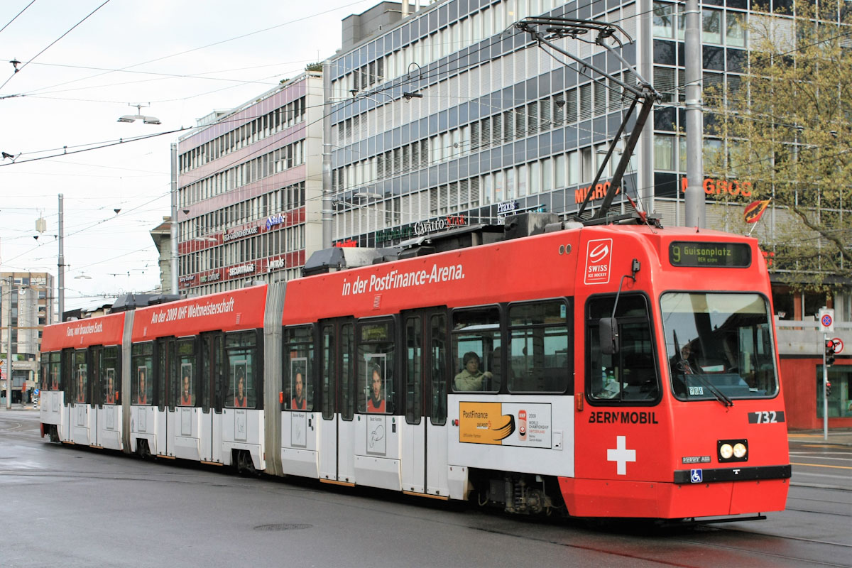 Берн, ACMV/ABB/Duewag Be 4/8 № 732