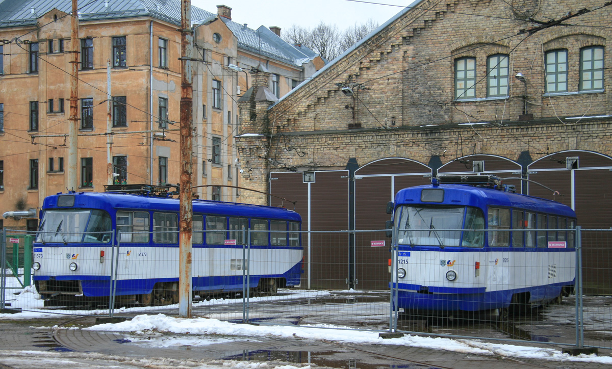 Рига, Tatra T3A № 51373; Рига, Tatra T3A № 31215
