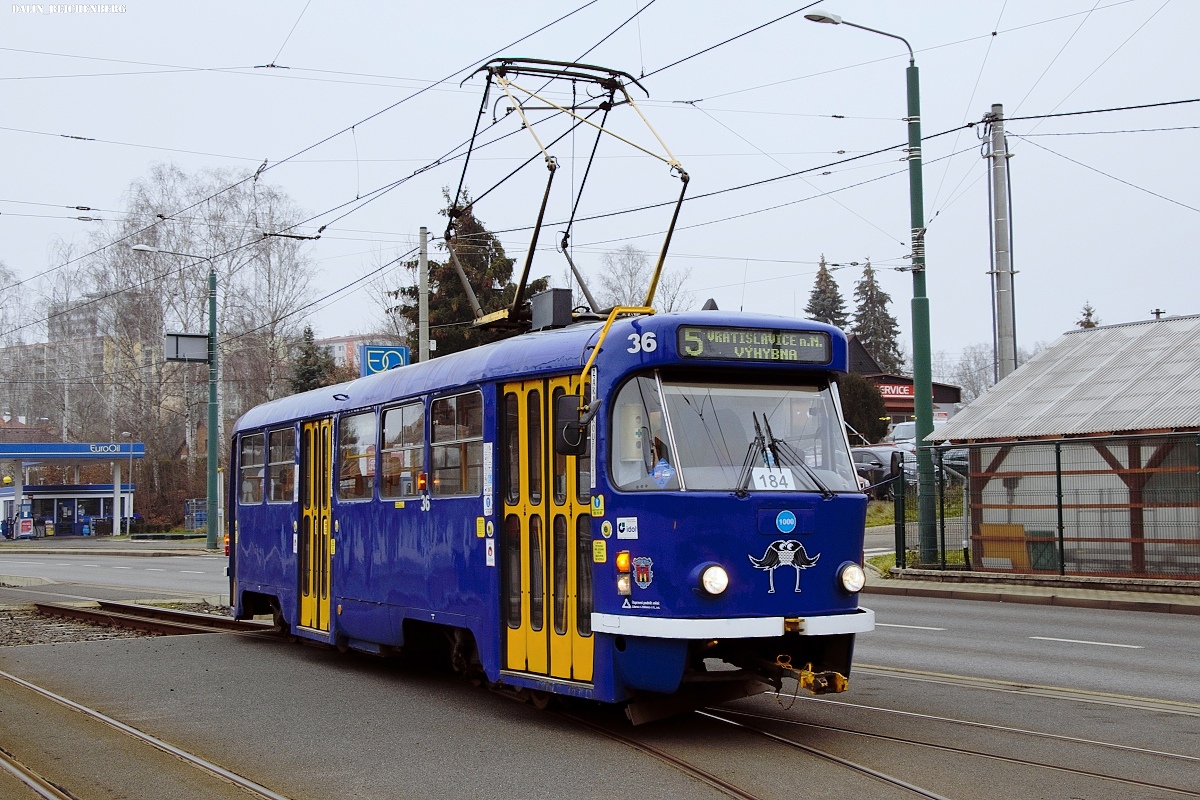 Liberec ― Jablonec nad Nisou, Tatra T3 № 36