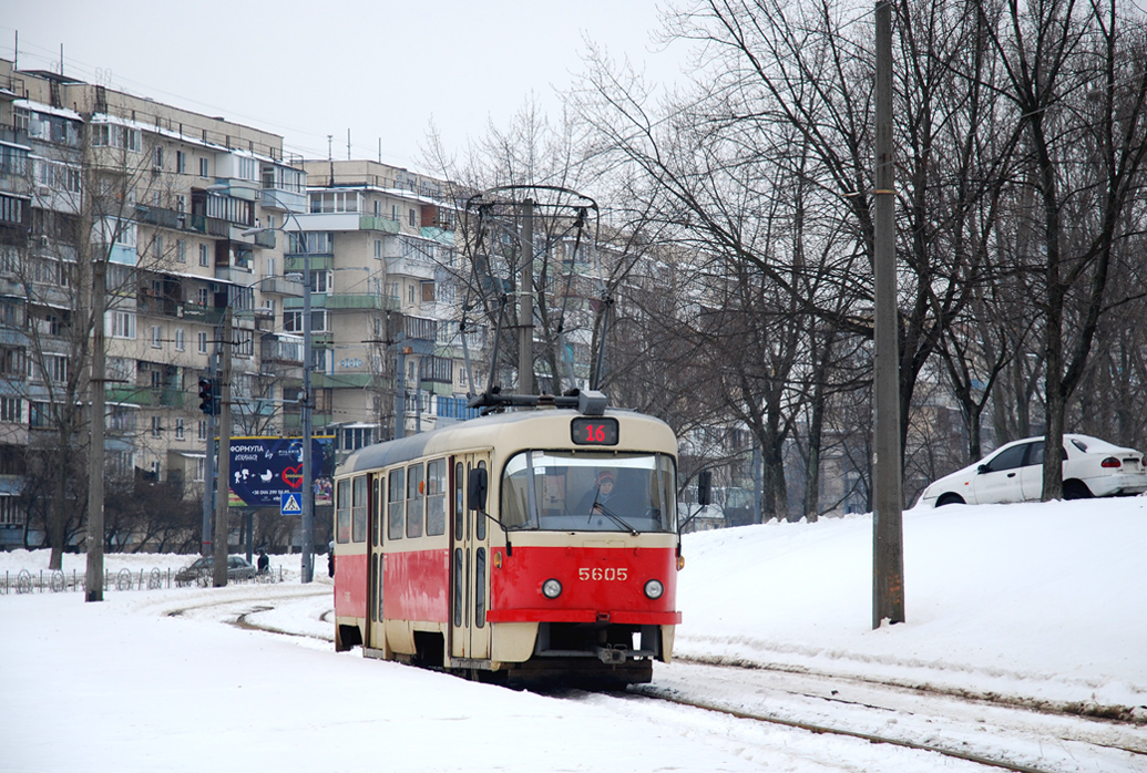 Киев, Tatra T3SU № 5605 Киев, Tatra T3SU № 5605