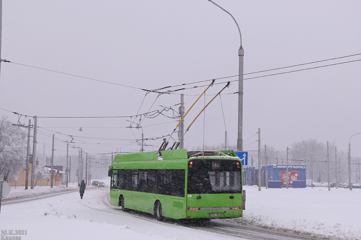 Каунас, Solaris Trollino III 12 AC № 016