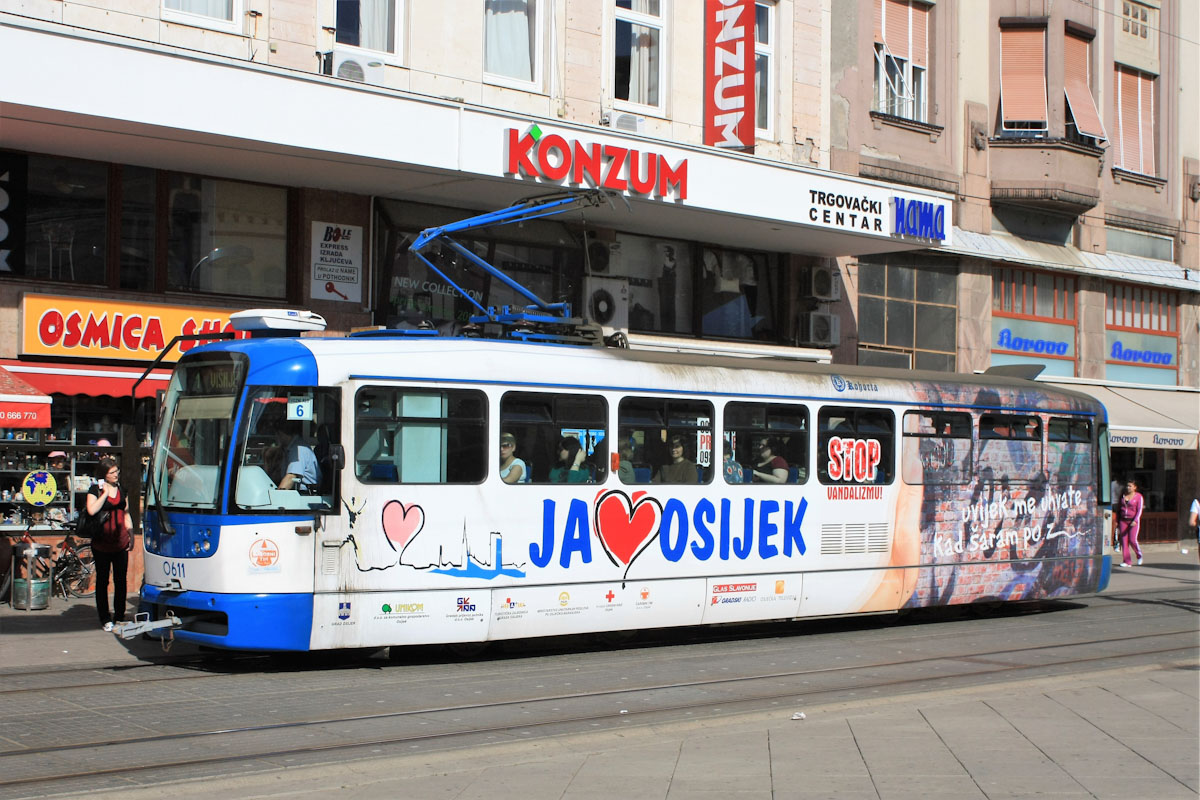 Osijek, Tatra T3PV.O N°. 0611