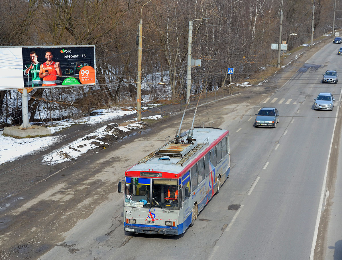 Тернополь, Škoda 14Tr02/6 № 103 Тернополь, Škoda 14Tr02/6 № 103