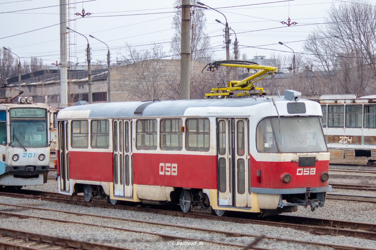 Кривой Рог, Tatra T3 № 058