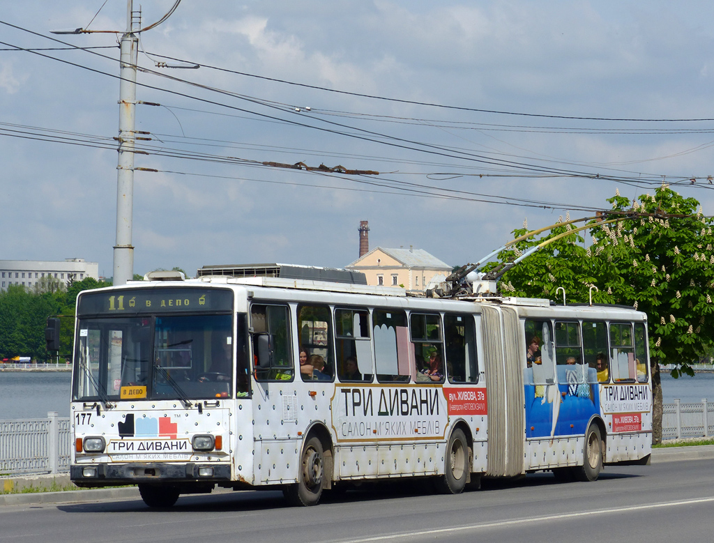 Тернополь, Škoda 15Tr13/7M № 177