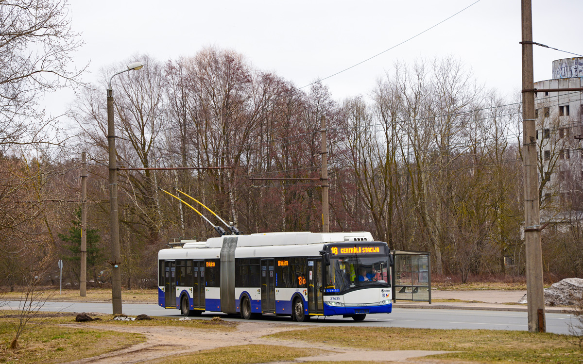 Рига, Škoda 27Tr Solaris III № 27635