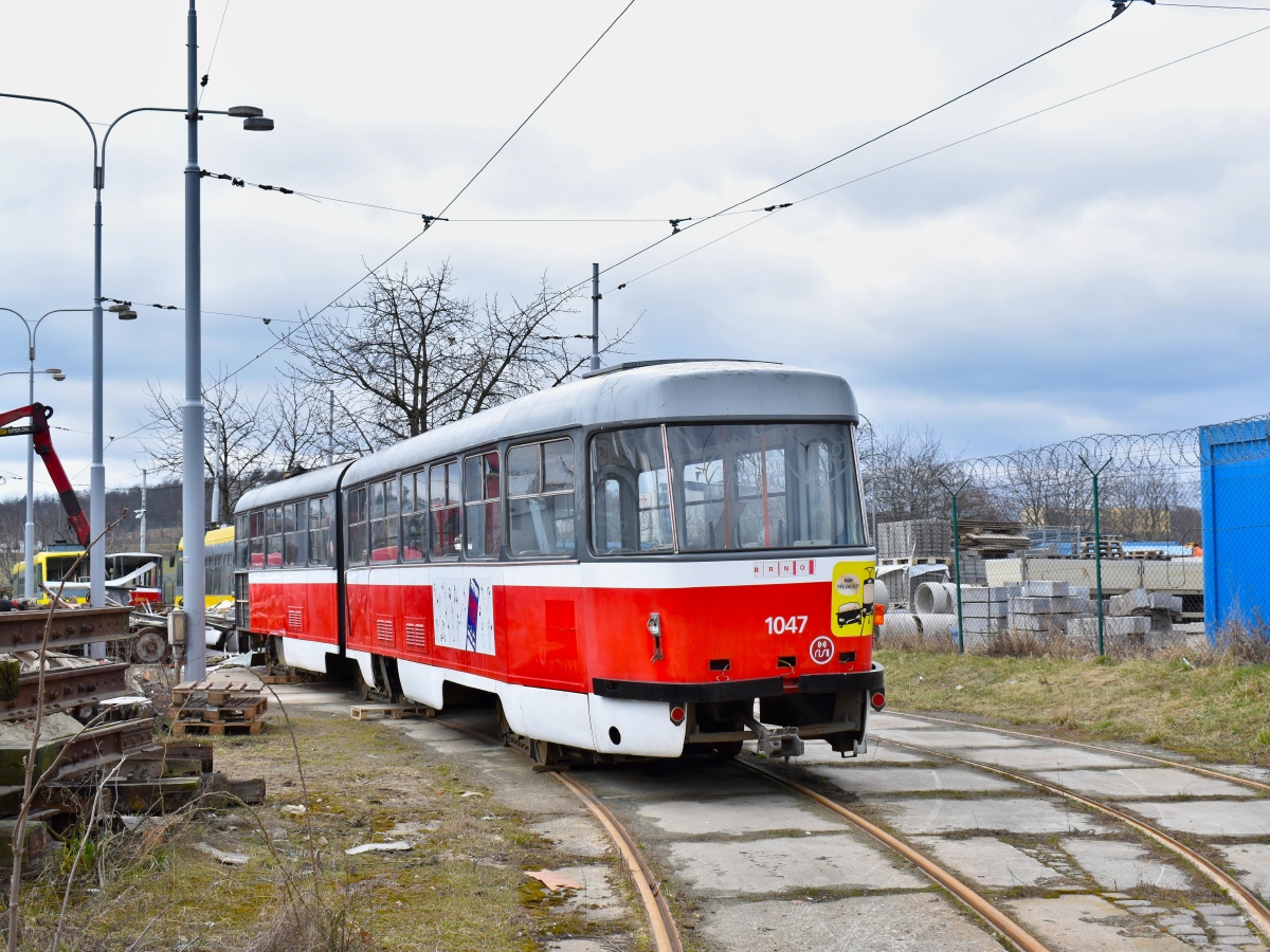 Brno, Tatra K2P č. 1047 Brno, Tatra K2P č. 1047