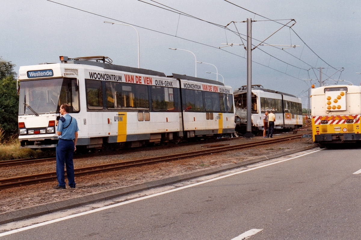 Береговой трамвай, BN/ACEC type 6000 6-axle № 6020; Береговой трамвай — Инциденты / аварии