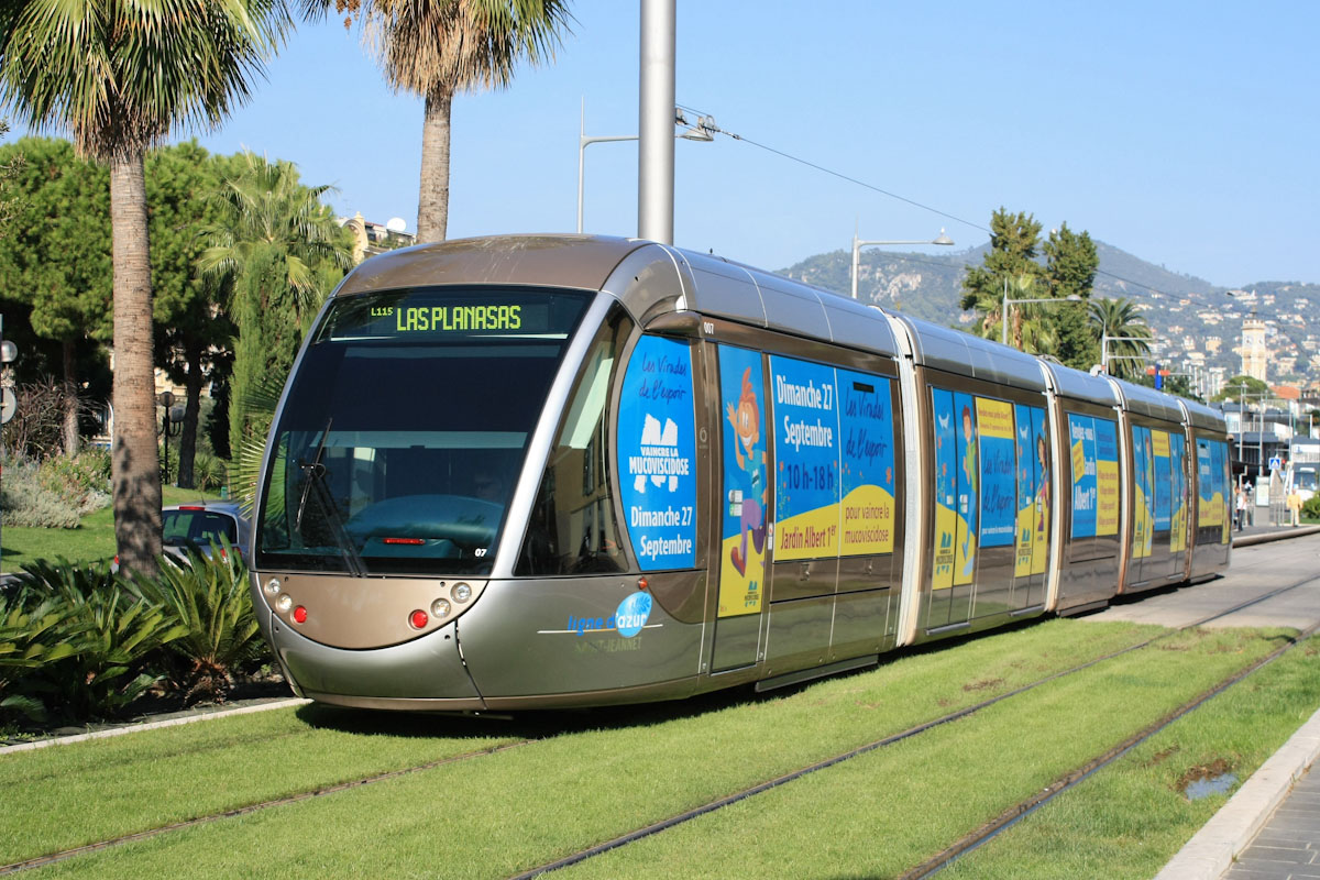 Ницца, Alstom Citadis 302 № 007