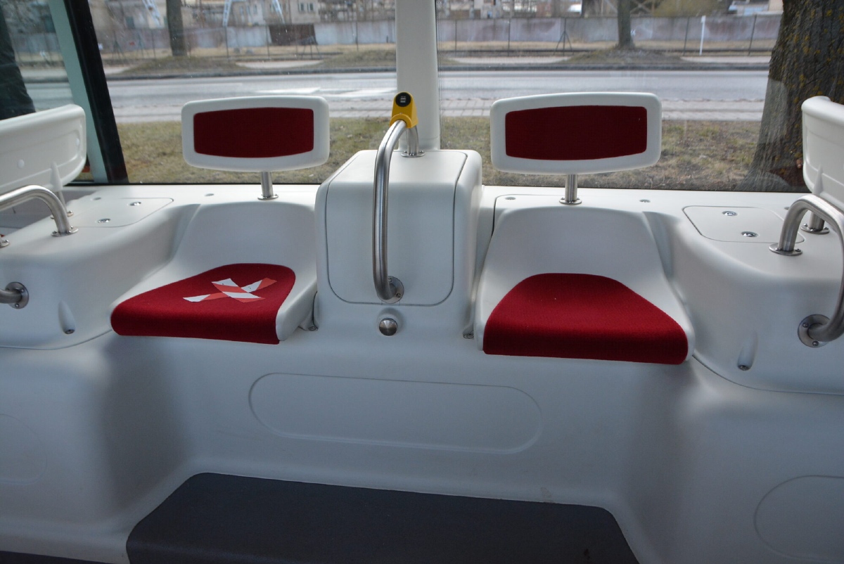 Лиепая, Končar TMK 2300LT № 252; Лиепая — 18.03.2021 &mdash; Первый день линейной эксплуатации вагонов TMK-2300LТ