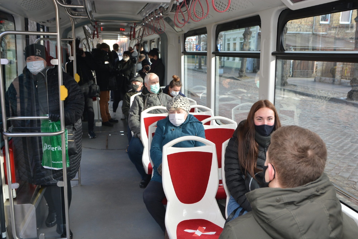 Лиепая, Končar TMK 2300LT № 251; Лиепая — 18.03.2021 — Первый день линейной эксплуатации вагонов TMK-2300LТ