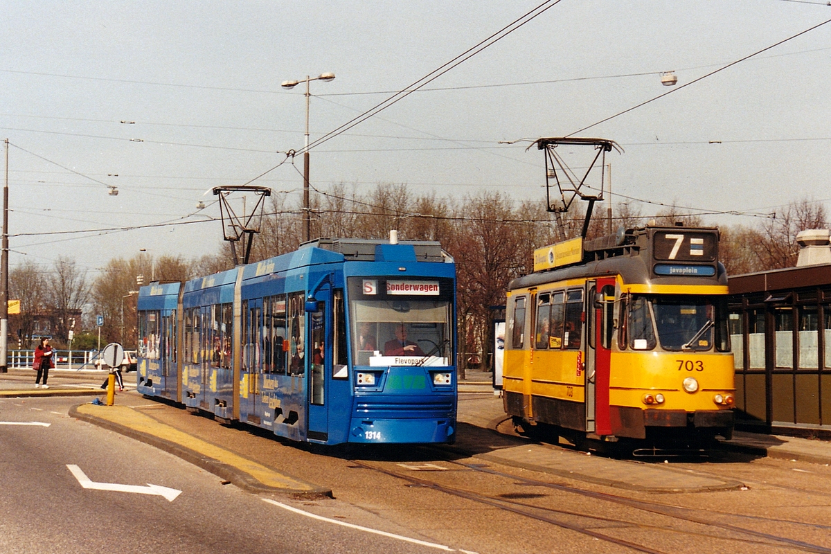 Амстердам, LHB NGT8D № 1314; Амстердам — Иностранные трамваи в штатном режиме Амстердам, LHB NGT8D № 1314; Амстердам — Иностранные трамваи в штатном режиме
