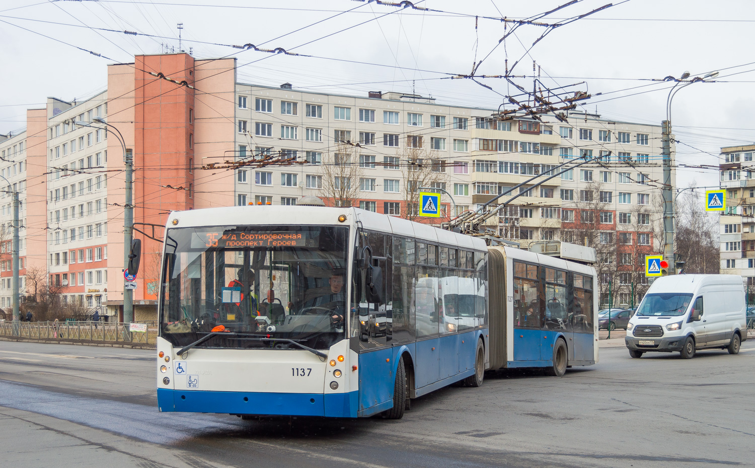 Санкт-Петербург, Тролза-6206.01 «Мегаполис» № 1137