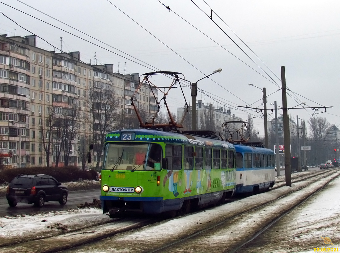 Харьков, Tatra T3A № 5168
