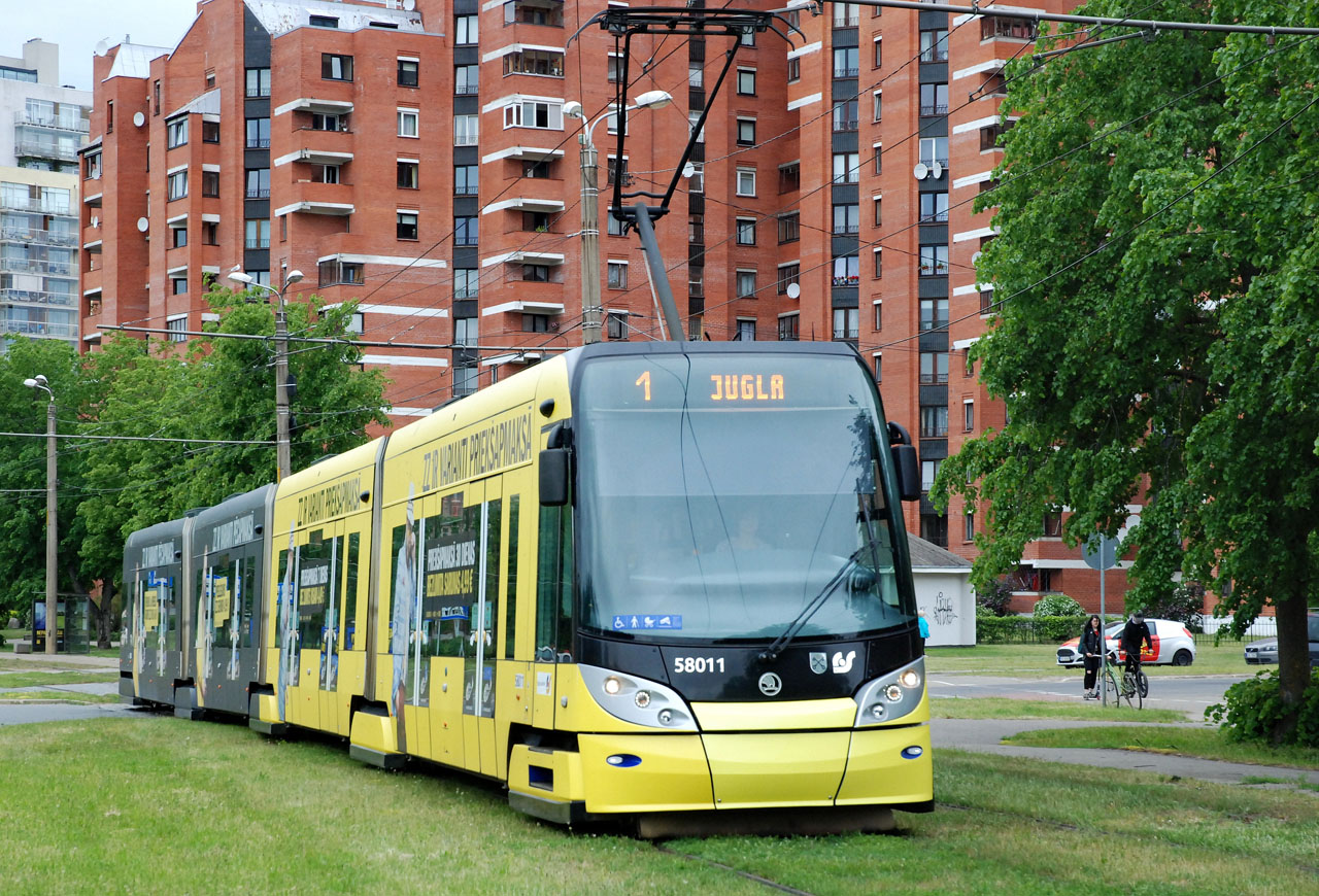 Riga, Škoda 15T1 ForCity Alfa Riga — 58011